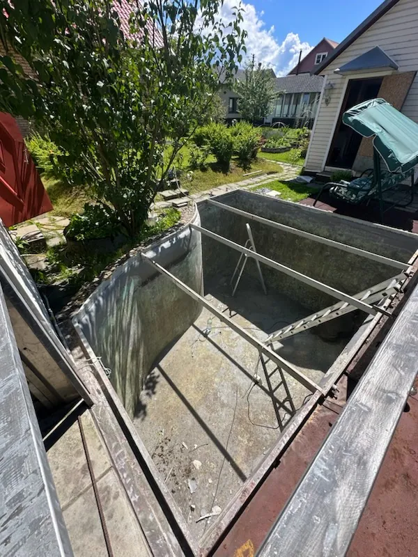 Реставрация старого бетонного бассейна — фото 2